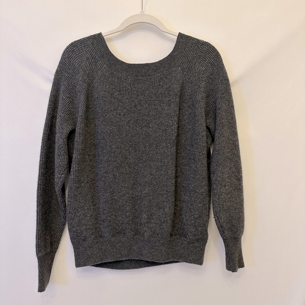 J. Crew Charcoal Chunky Sweater